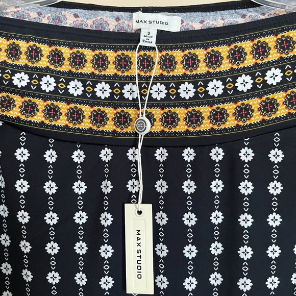 Max Studio French Provence Dress Size Small NWT Stretch Business Casual - Picture 2 of 8